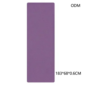 Soundproof 6mm TPE Fitness Mat, Extra Wide 183x68cm, for Home Gym