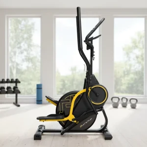 Space Efficient Elliptical Workout Machine Adjustable Smooth Elliptical Exercise Machine for Home Gym