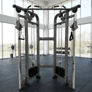 Space Saving Cable Crossover Machine Dual Adjustable Pulley Functional Trainer 3mm Steel Tube for Home Gym Commercial CE ISO