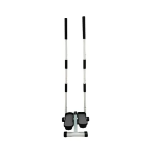 Space Saving Exercise Machine Padded Grip Poles Stable Foot Plates Stepper