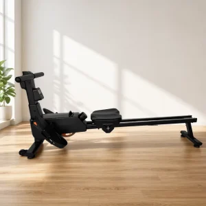 Space-Saving Foldable Magnetic Rowing Machine for Home Use