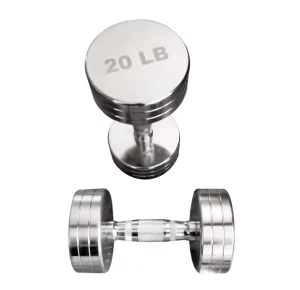 Space-Saving Rubber-Coated Dumbbell Set for Home and Office Strength Training and Toning
