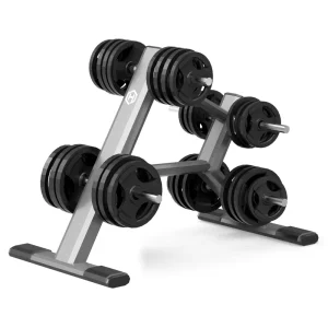 Space-Saving Weight Plate Rack Storage Stand for Home Gym