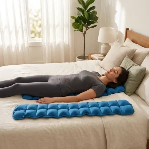 Spinal Decompression Mat 24 Balls Acupressure Back Massager for Neck Shoulder Lower Back Pain Relief Home Gym Yoga Stretching