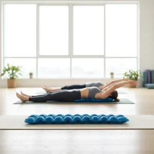 Spine Stretcher and Lumbar Traction Board with 24 Acupressure Balls for Sciatica and Herniated Disc Relief