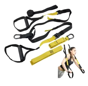 Sport Adjustable Portable Suspension Trainer Straps Kit for Multifunctional Bodyweight Resistance Training
