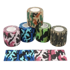 Sport Bandage Elastic Tape Non Woven Latex Free Print Pattern Nylon Unisex Sport Protection