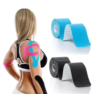 Sport Elastic Adhesive Breathable Non-Sticky Cotton Printed Kinesiology Tape