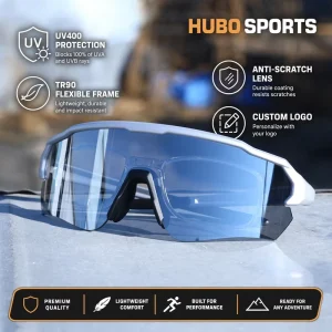 Sport Eyewear Polarized UV Protection Interchangeable Lens Cycling Sunglasses Bike Bicycle Protective Outdoor Party