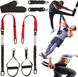 Sport Resistance Sling Trainer Suspension Strap with Extension Straps