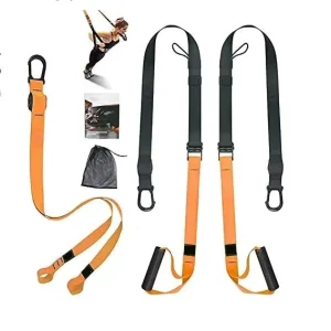 Sport Sling Trainer Set Adjustable Fitness Suspension Band Trainer with Door Anchor for Home Gym