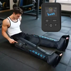 Sports Air Compression Massage Recovery Boots Full-Leg Massager with Cold Therapy System for Blood Clots Home Use