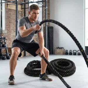 Sports Battle Rope for Strength Training and Workouts