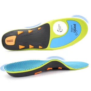 Sports Comfort Orthotic Insoles for Flat Feet, Tennis and Basketball