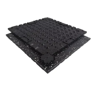 Sports EPDM Composite Rubber Interlocking Mat Flooring Cushioned Wear-Resistant Flexible Anti-Slip Shock-Absorbing Eco-Friendly