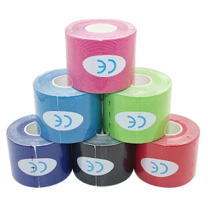 Sports Kinesiology Tape 5cm*5m Cotton Elastic Bandage for Physical Therapy Knee and Wrist Support
