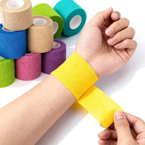 Sports Medicine Tape, Self-Adhesive Cohesive Wrap and Elastic Bandage, Waterproof Breathable, for Injury Recovery