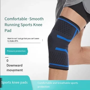 Sports Protective Gear Cycling Running Fitness Basketball Badminton Elastic Warm Nylon Knitted Anti-slip Knee Pads