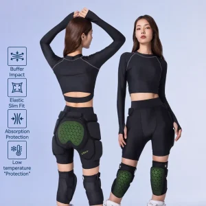 Sports Protective Gear Set Skateboard Adult ESA Sponge Thicken Impact Resistant Bicycle Women Men Ski Knee And Hip Pads