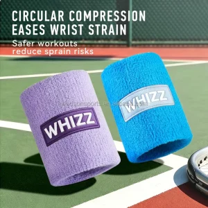 Sports Wristband Embroidery LOGO Dry Breathable Cotton Heavyweight Tennis Wristband Protection