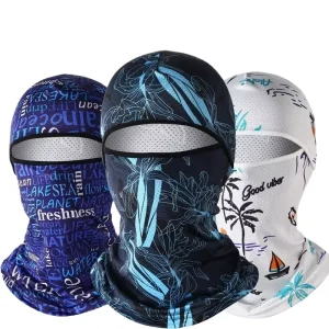 Spring Cycling Sunscreen Breathable Polyester Fiber Motorcycle UV-Proof Dustproof Neck Helmet Windproof Mask