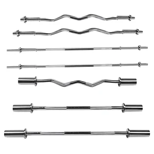 Spring Steel Barbell Rod for Gym Fitness Weightlifting Multiple Lengths (22m 18m 12m)
