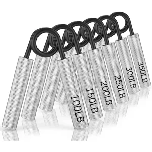 Spring Steel Straight-Handle Hand Gripper and Grip Ball Rehabilitation Set, Model LT-625