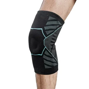Spring-Supported Sports Knee Pad for Basketball and Running, Shock-Absorbing, Breathable