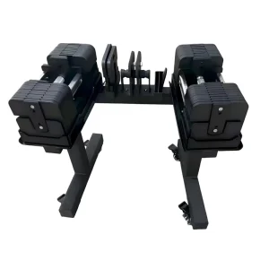 Square Side-Adjustable Dumbbells, 5 kg Increment