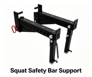 Squat Rack Spotter Arms Safety Catch Pair Power Cage Barbell Support