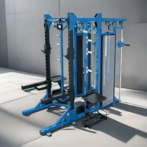 Stability Commercial Steel Tube Comprehensive Training Machine Functional Trainer Half Cage Squat Rack for Gym Club