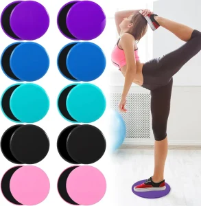 Stability Core Sliders Smooth Exercise Discs for Core Training