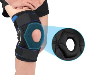 Stabilizing Pressure Knee Protector Anti-Impact Knee Wrap for Men and Women Cycling Basketball Hiking Jogging