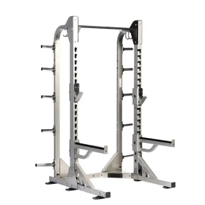 Stable Strong Durable Comprehensive Training Machine Commercial Galvanized Steel Half Rack Long Base