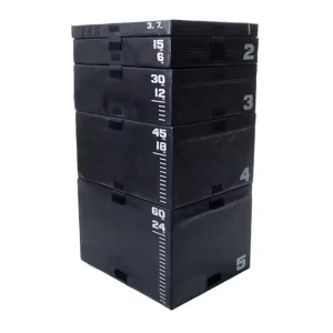 Stackable Soft Foam Plyo Box for Jumping and Vaulting