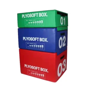 Stackable Soft Foam Plyometric Jump Box for CrossFit, Gym, Agility and Jump Training