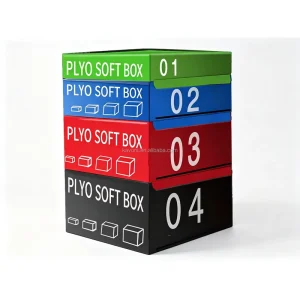 Stackable Soft Plyometric Box High-Density Foam Jump Training Box
