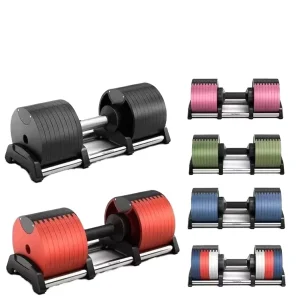 Stainless Steel Adjustable Dumbbell Set for Home Gym Fitness