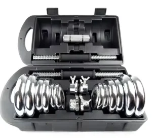 Stainless Steel Adjustable Dumbbells Home Gym Factory Direct
