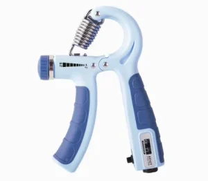 Stainless Steel Anti-Slip Handle Digital Counter Adjustable Resistance Finger Grip Arm Trainer for Men