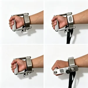Stainless Steel Automatic Pull Handle Side-Level Hanger Adjustable Shoulder Trainer