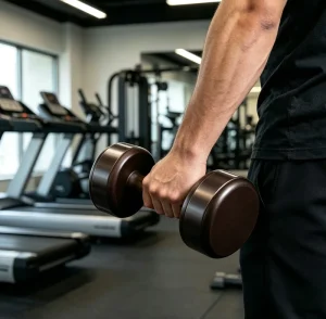 Stainless Steel Black Walnut Hand Dumbbells for Fitness Training