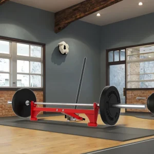 Stainless Steel Deadlift Bar Jack for Leg and Squat Workouts