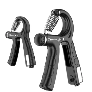 Stainless Steel Finger Exerciser Adjustable Hand Grip Strengthener Kit