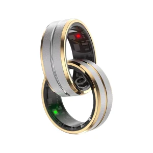 Stainless Steel Fitness Tracker Sleep Tracker Smart Ring Wearable Electronic IP68 Waterproof