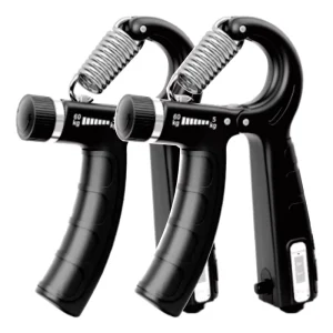 Stainless Steel Hand Grip Strengthener Counting Forearm Trainer Workout Kit 11-132 lbs Adjustable Resistance 5-Pack