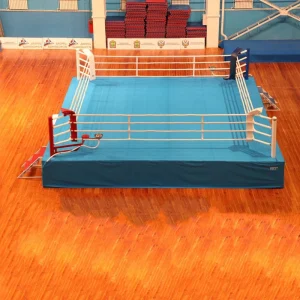 Stainless Steel Kickboxing Ring 7.8m x 7.8m Complete Elevated Set for International Competition