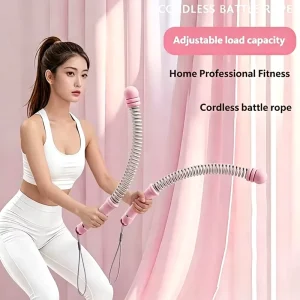 Stainless Steel Muscle Building Portable Weighted Ropeless Cordless Battle Ropes for Home Gym Exercise Equipment