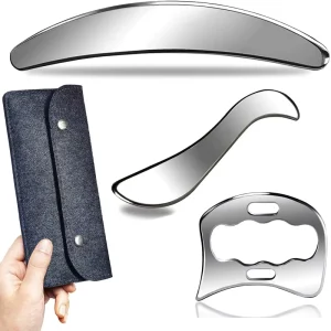 Stainless Steel Muscle Fascia Scraper Massage Tool for Back Arm and Leg