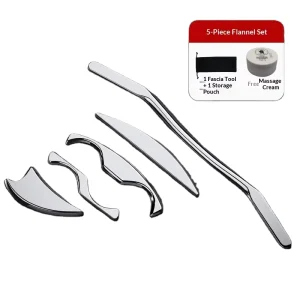 Stainless Steel Muscle Scraping Tool for Myofascial Release Massage Kit